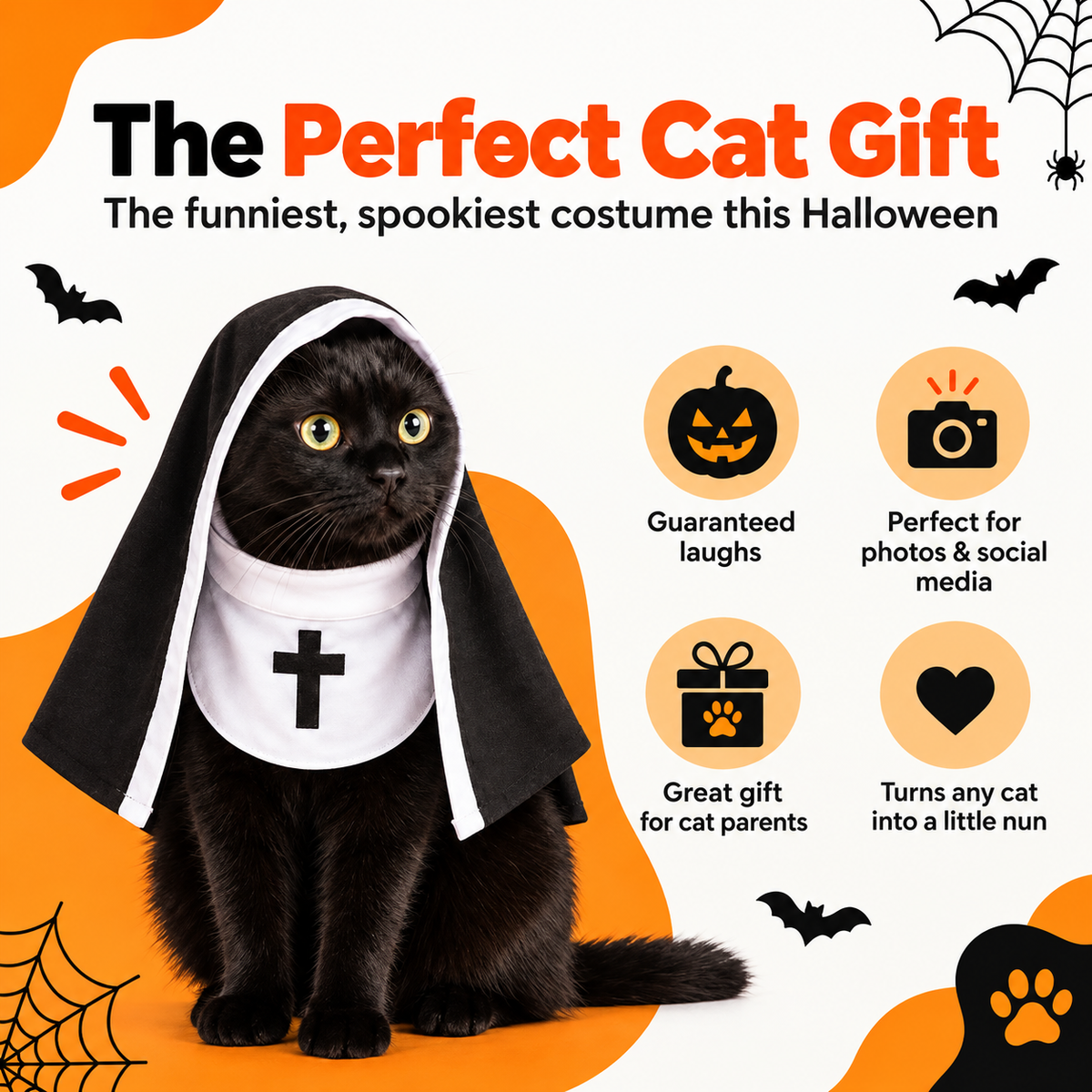 Purrgatory™ Nun pet costume