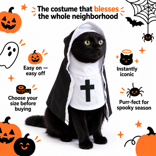 Purrgatory™ Nun pet costume